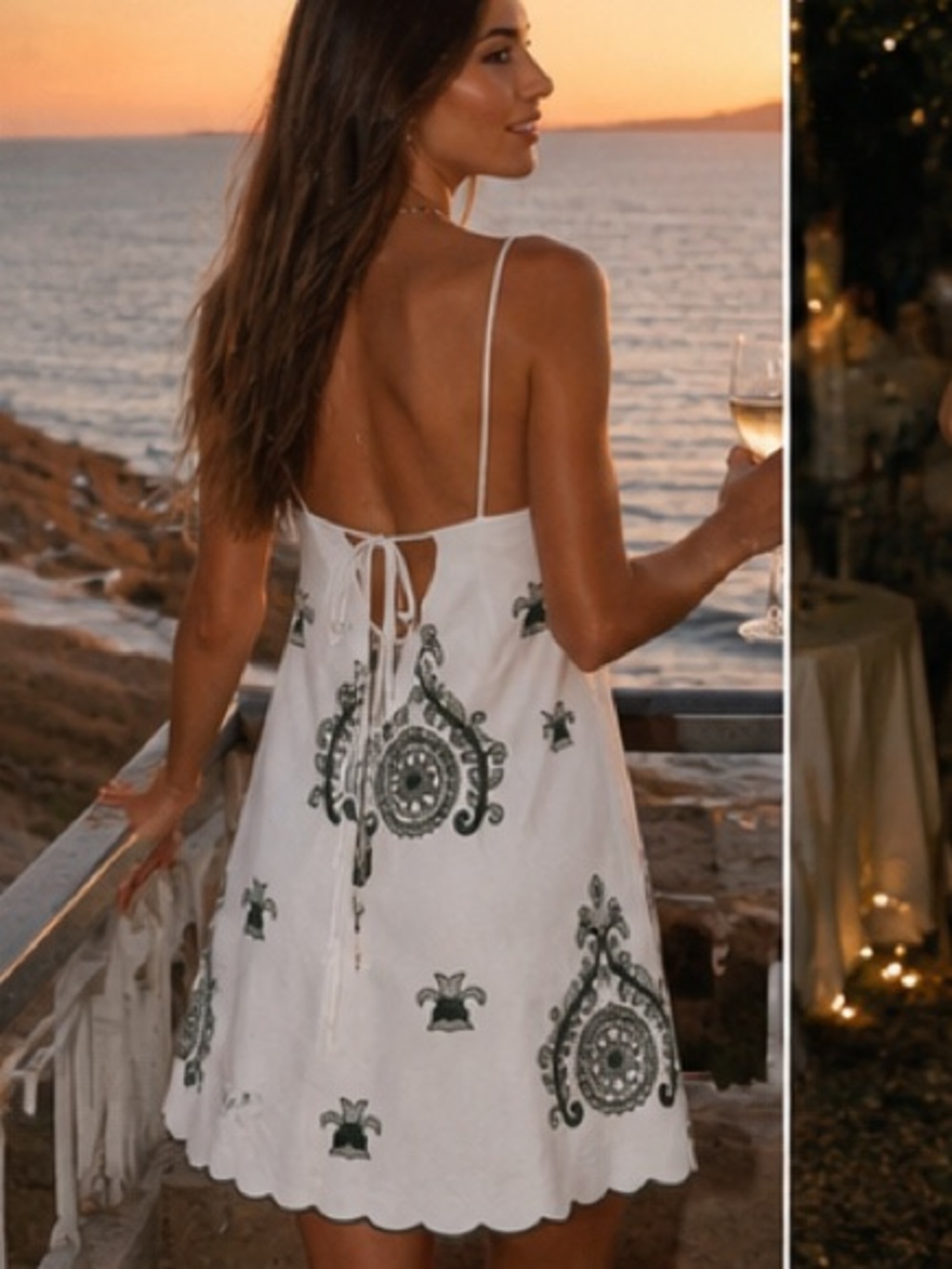 Zara pretty embroidery dress bloggers fav